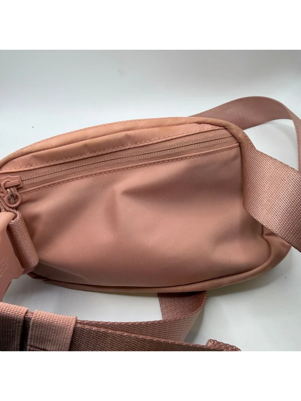 Lululemon Pink Waist Bag with Mesh Interior Pockets and Adjustable Strap
